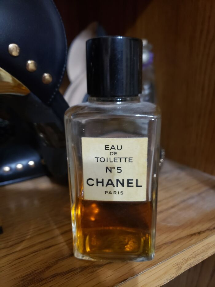 Great-Grandmother's Chanel No5 With Original Perfume. Unsure How Old, But I've Had It Since The 80's