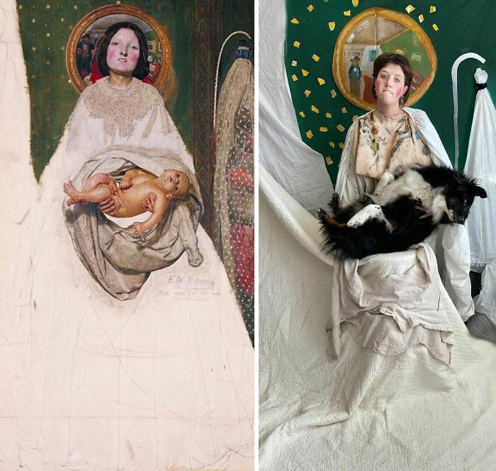 ‘Take Your Son, Sir’, 1851 By Ford Madox Brown vs. ‘Take Your Son, Sir’, 2020