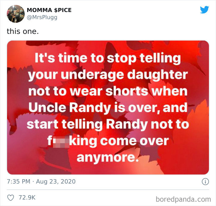 Too Many Of Us Have An Uncle Randy