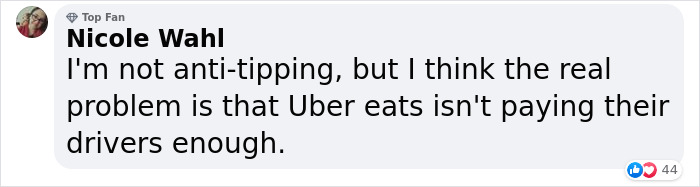 Struggling Uber Eats Driver Asks Customers To Leave Tips