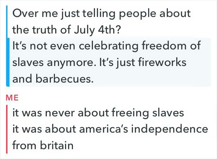 Someone’s Hot Take On The 4th Of July Was Wrong