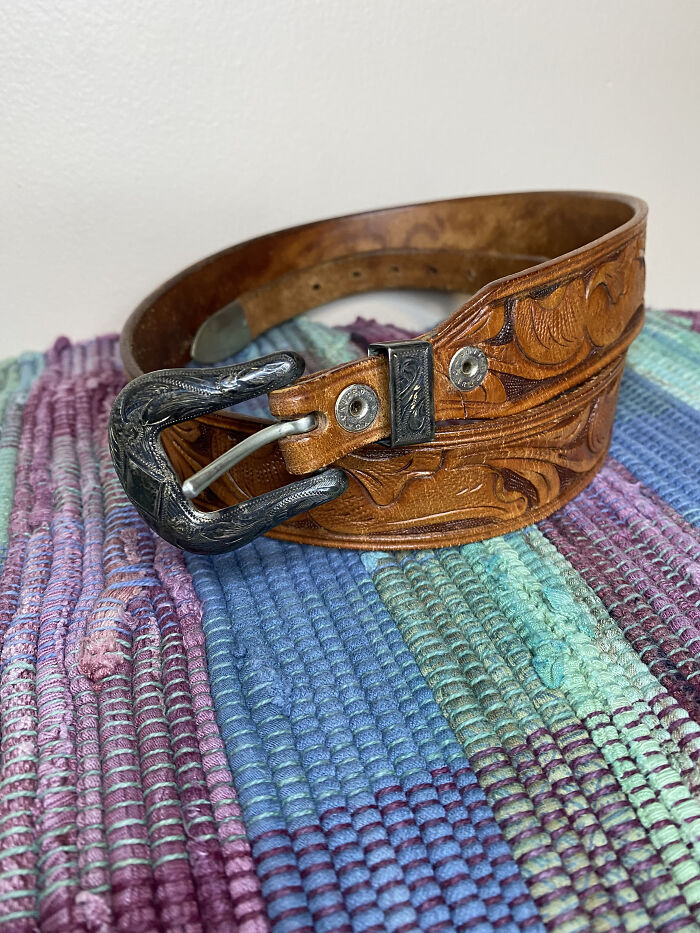 Bought For $3 At Salvation Army, 1930s Western Belt