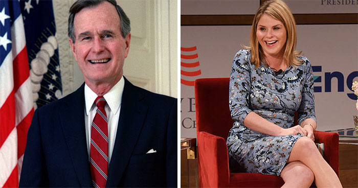 George H. W. Bush And Jenna Bush-Hager