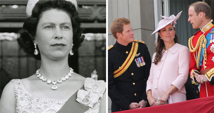 Queen Elizabeth II And Prince Harry & Prince William