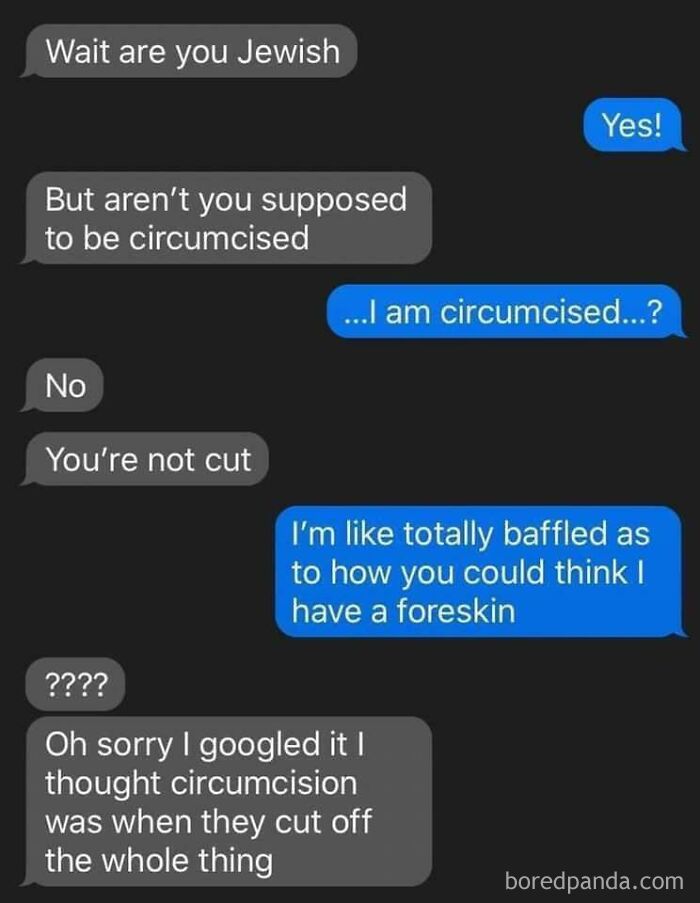You Are Not Circumcised