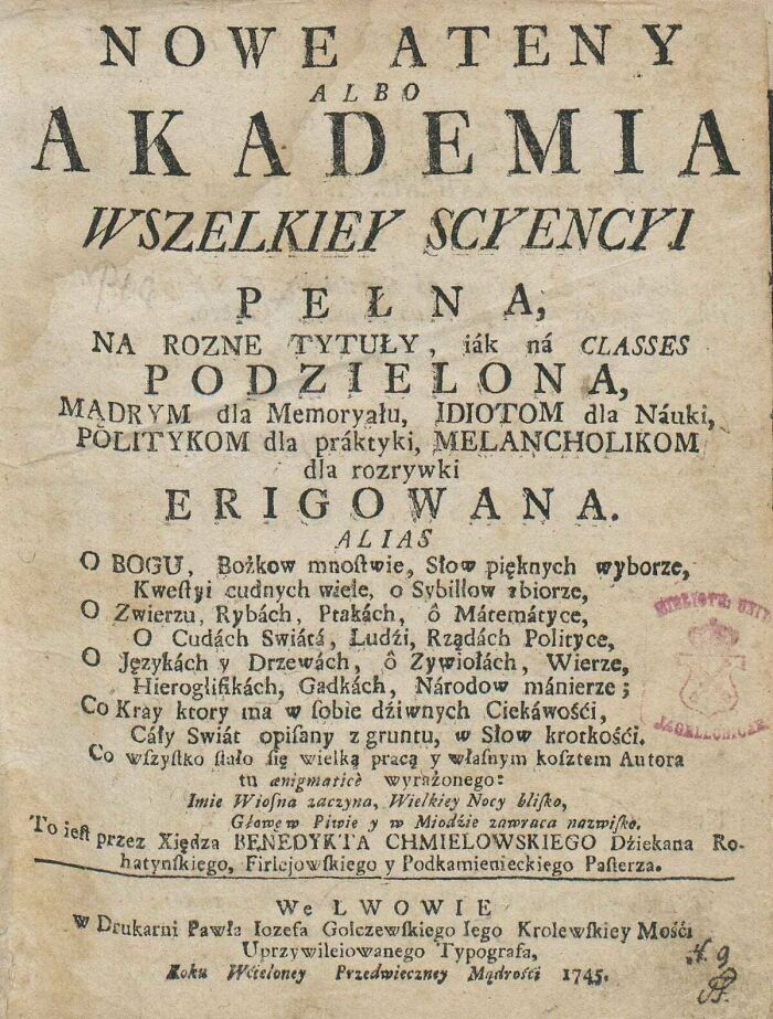 Til That The First Polish Encyclopaedia Included Such Definitions As "Horse: Everyone Knows What A Horse Is", And "Dragon: Dragon Is Hard To Overcome, Yet One Shall Try"