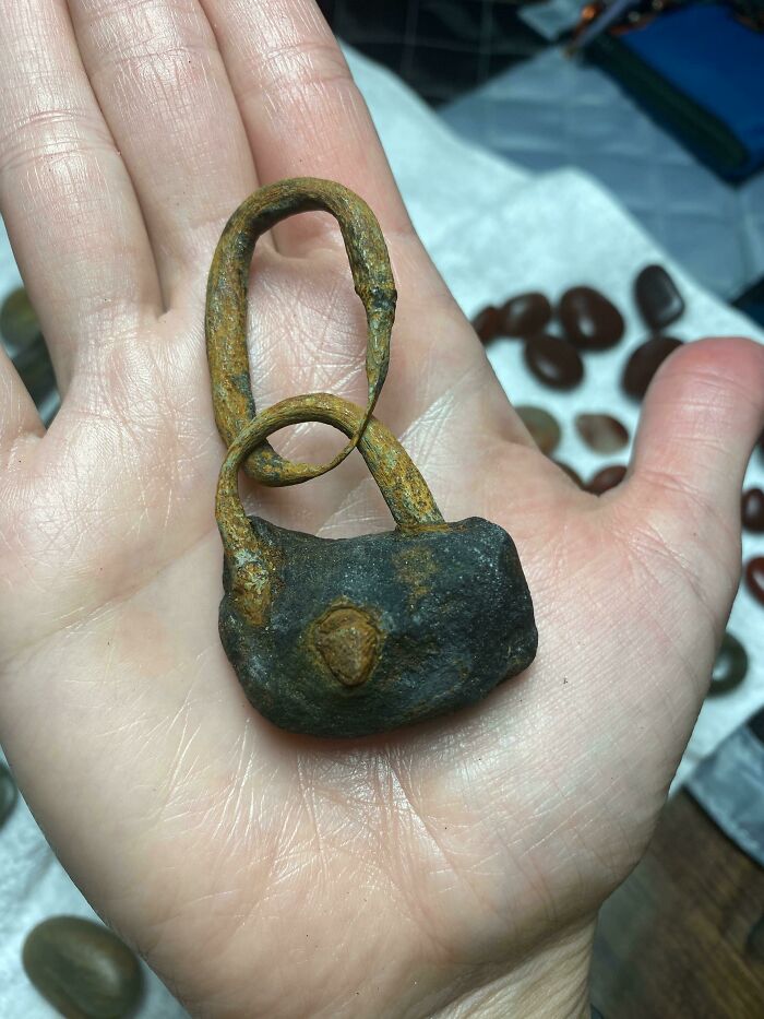 This Deteriorating Combination Lock I Found At The Beach