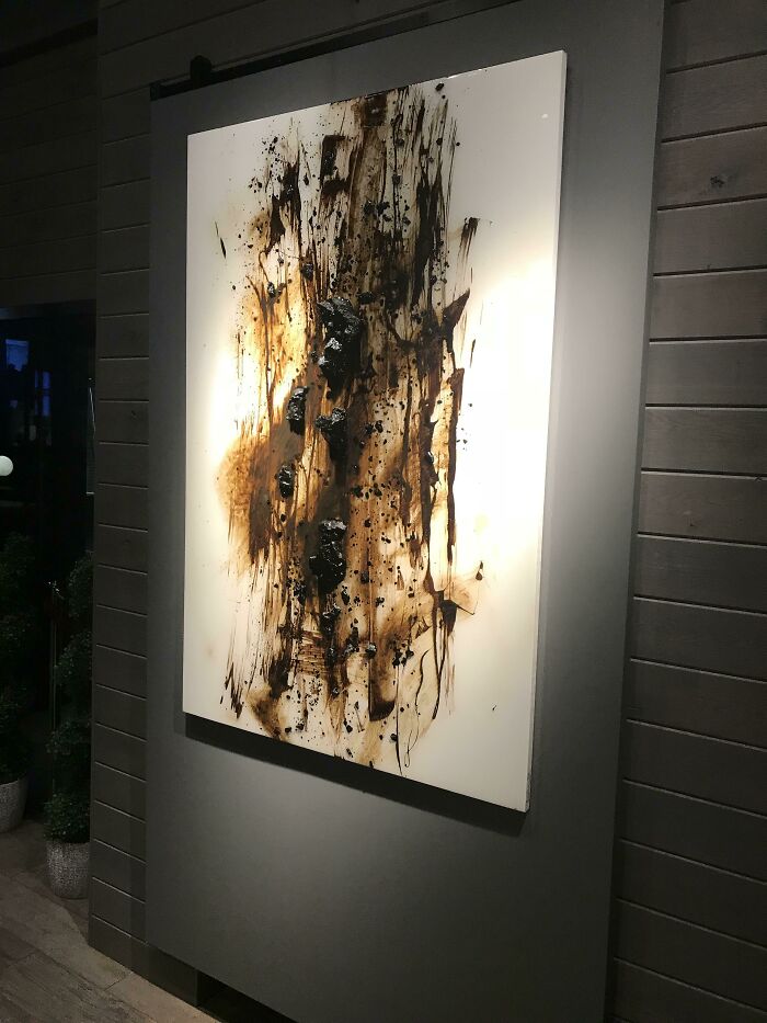 This Painting Inside A Local “Fancy” Restaurant