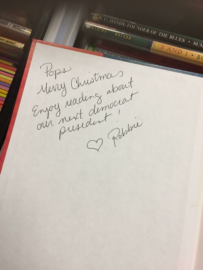 Found Inside A Biography Of Hilary Clinton At A Local Book Sale