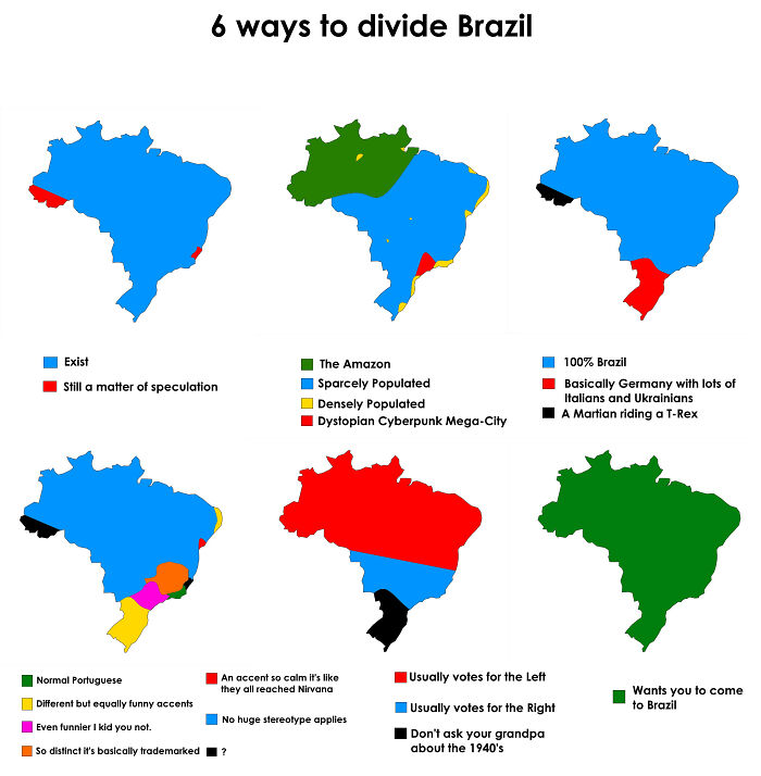 Here Are 6 Ways To Divide Brazil