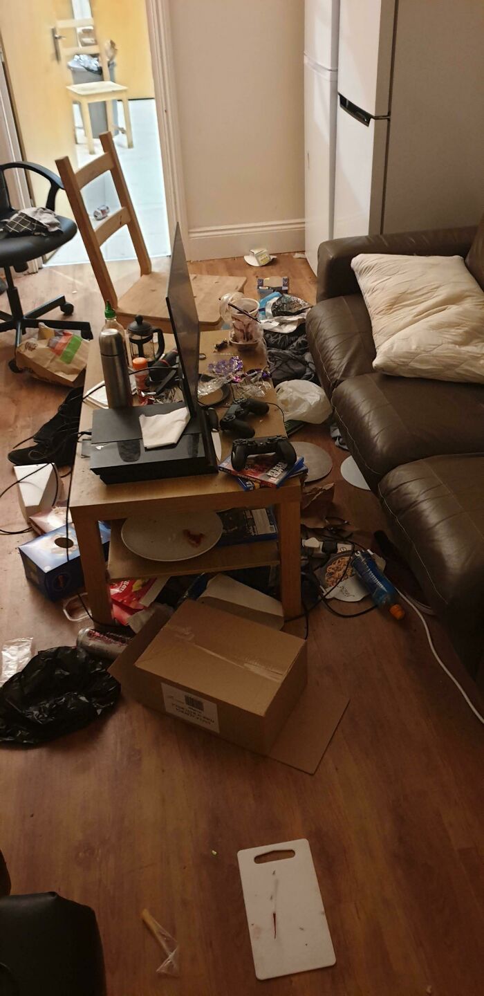 When Your Housemate Uses The Living Room As His Bedroom