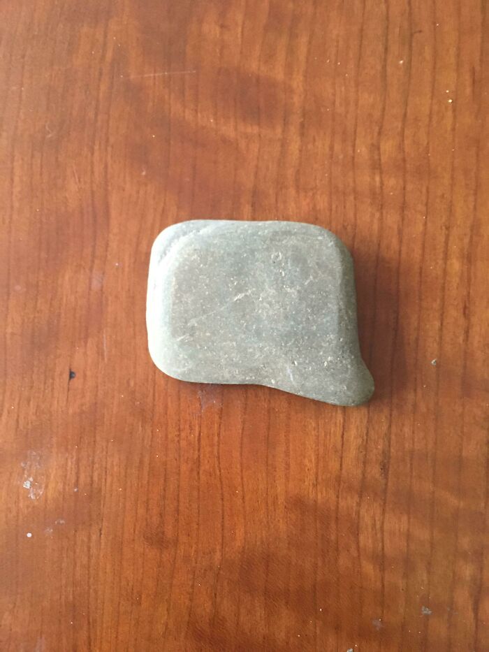 This Rock I Found Looks Like A Speech Bubble