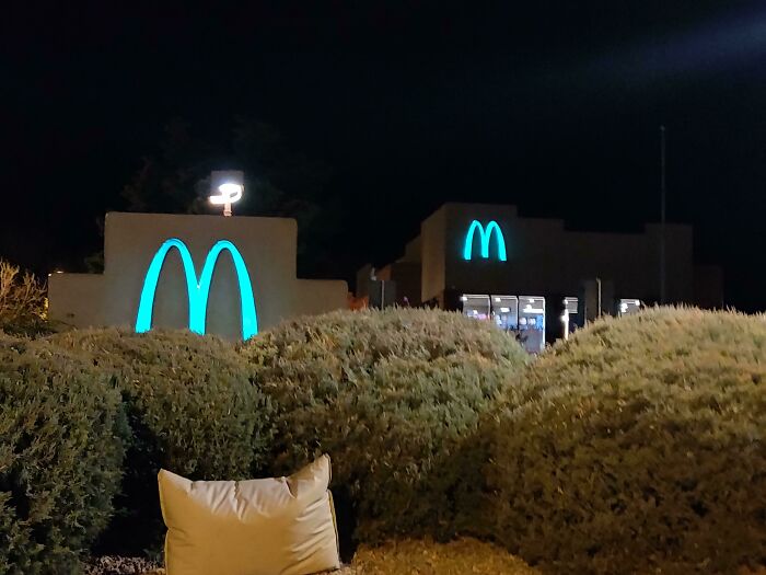 These Teal McDonald's Signs. Only One In The World. Sedona, Az