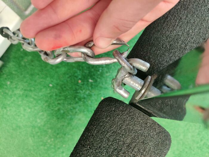 Chain On A Machine In My Gym
