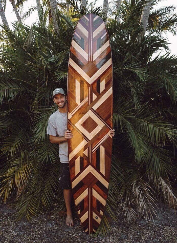 Longboard de madera hueca de 9 pies