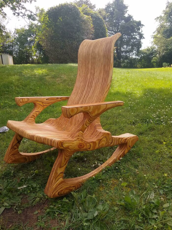 Heard There Was A Plywood Challenge So Here Is My Plywood Rocker For Consideration.