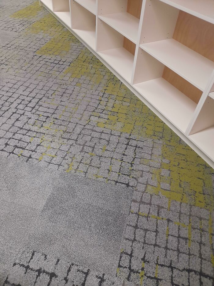 Carpet Design At My School That Looks Like Moss