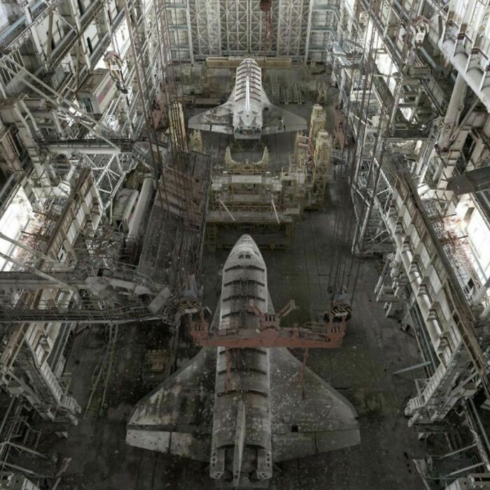 Russian Space Shuttles Left Abandoned For 30 Years
