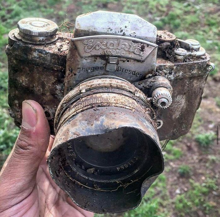 Has Anyone Lost A Camera,like 80 Years Ago At Eagle Creek?