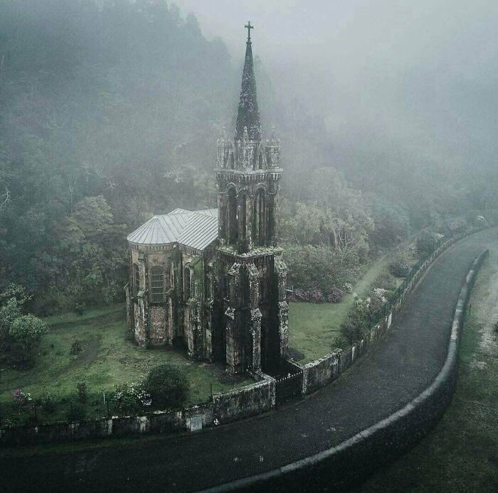 Abandoned Gothic Church In Portugal