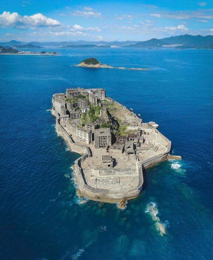 Abandoned Man Made Island In Japan
