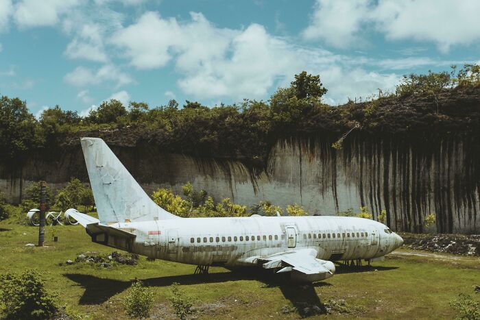 Abandoned Boeing 737 In Bali