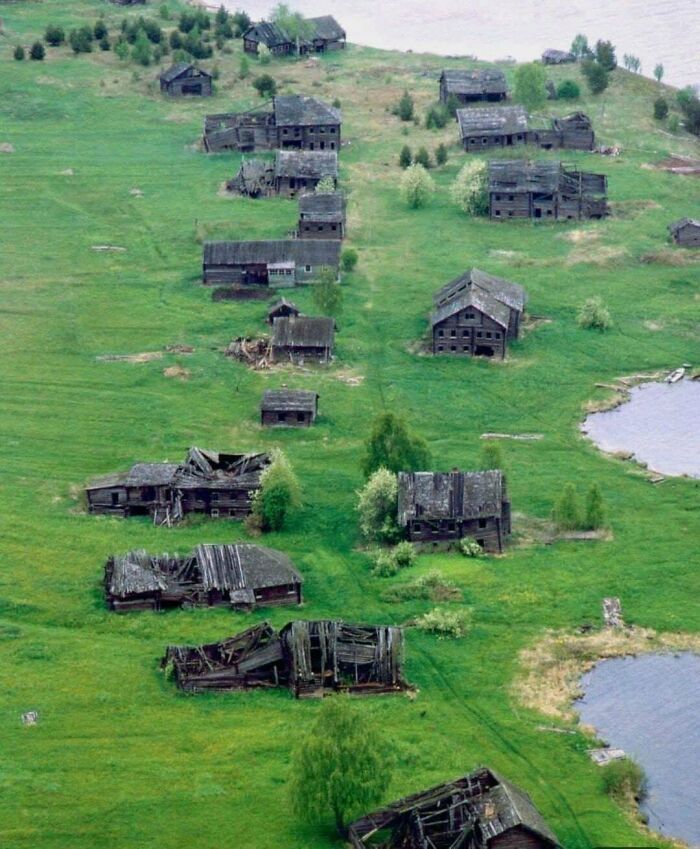 Ghost Town Somewhere In Russia