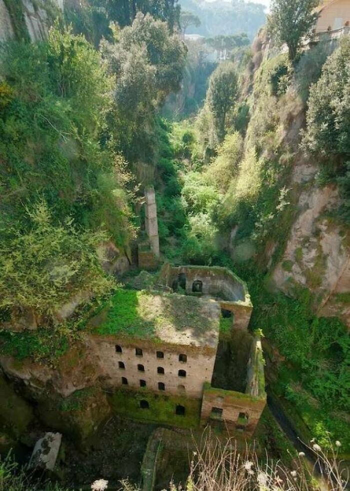 An Abandoned Mill In Sorento, Italy