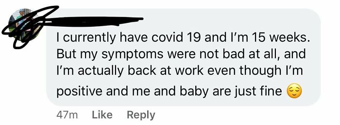Some Girl Posted A Question Asking Pregnant Moms If They Thought They Have Or Have Had Covid-19...
