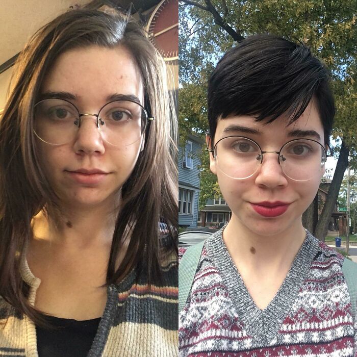 Enough People Told Me I’d Look Nice In A Pixie Cut That I Decided To Try It And I’m In Love!