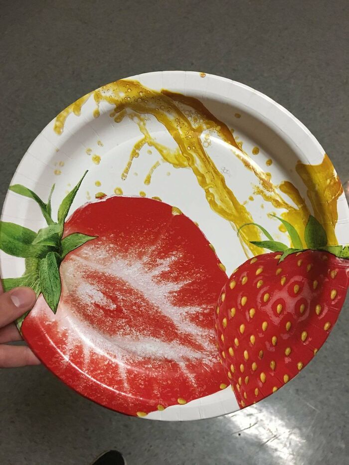 This Paper Plate Is Clean