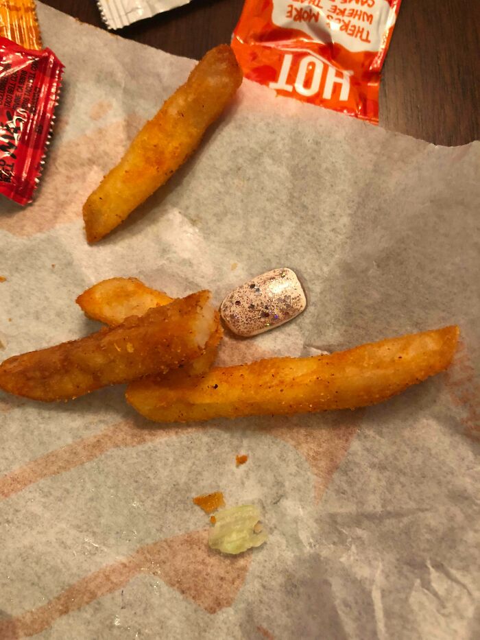 Found Inside My Taco Bell Meal. I Feel Sick