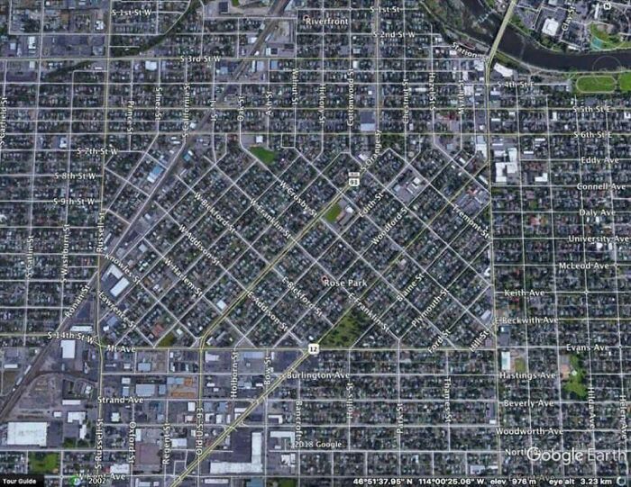 The Street Layout In My City