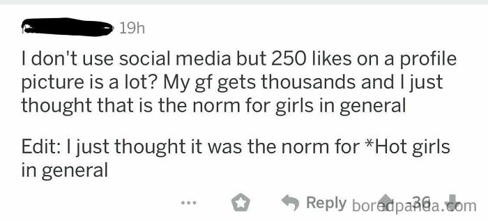 On A Meme Where It Implies Popular Girls Gets 250 Likes On Their Profile Pics