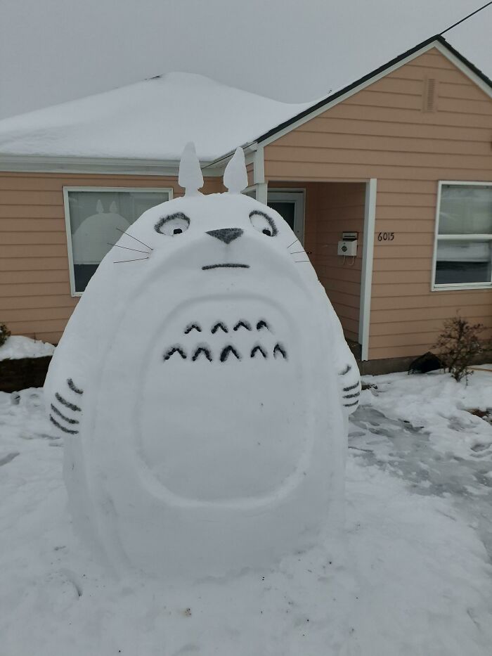 Muñeco de nieve de Totoro