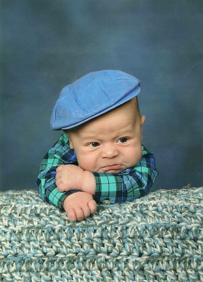 Grumpy Baby Photoshoot