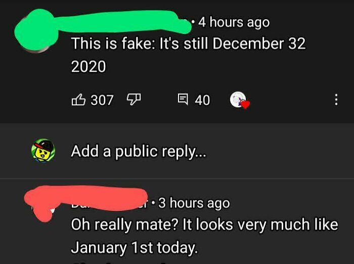 This Guy Is Right, Today Is December 32, Can't Believe This Guy Got The Calendar Wrong