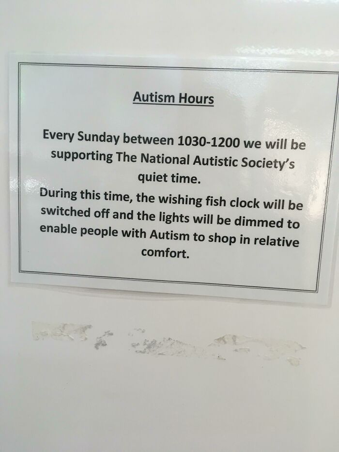 My Local Shopping Centre Has A Special Time Where The Entire Building Is Autism Friendly