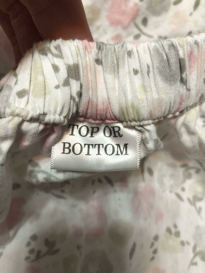 My New Sheets Have Tags On Each Side That Either Says “Side” Or “Top Or Bottom”