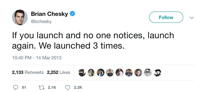 Brian Chesky, Founder And CEO Of Airbnb, Letting You Know That They Didn't Build A $30b Company Overnight