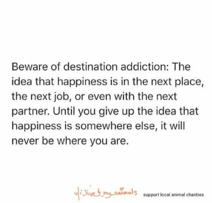 Destination Addiction