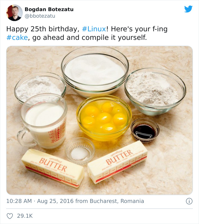 Happy Birthday Linux!