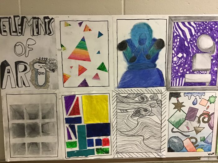 The Elements Of Art(My Art Class This Year)