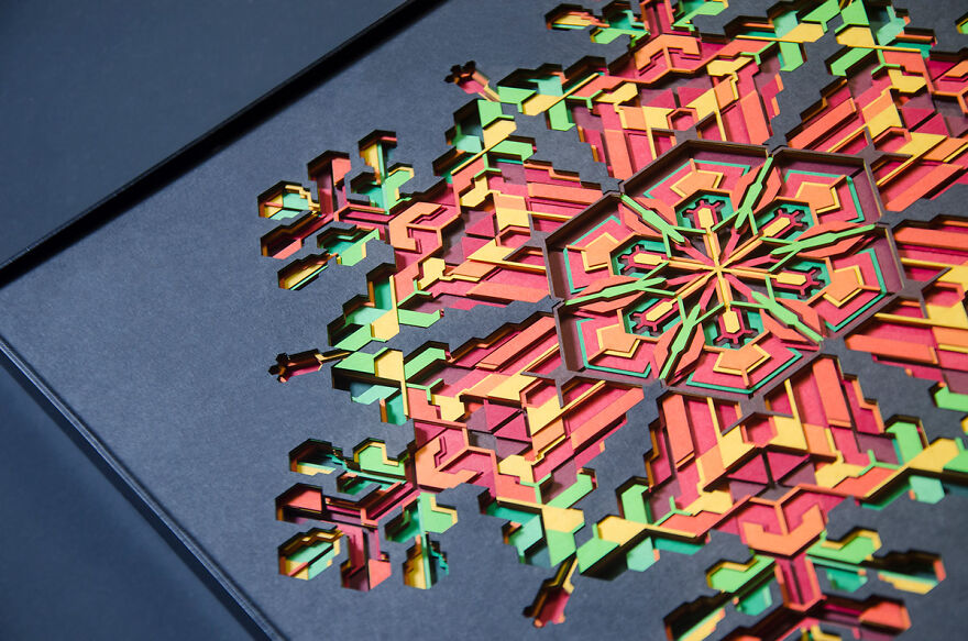 I Made Paper Artworks That Captured The Memories Of A Snowflake