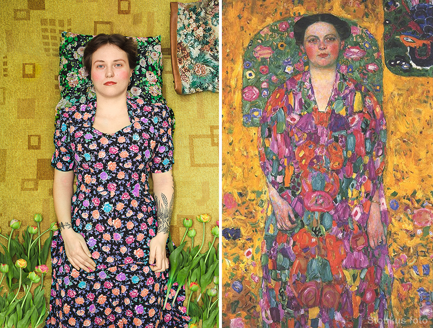 Gustav Klimt "Portrait Of Eugenia Primavesi" (1913)