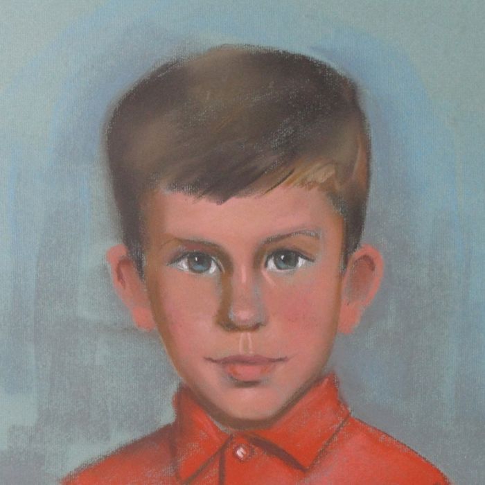 Pastel Portrait When I Was Nine
