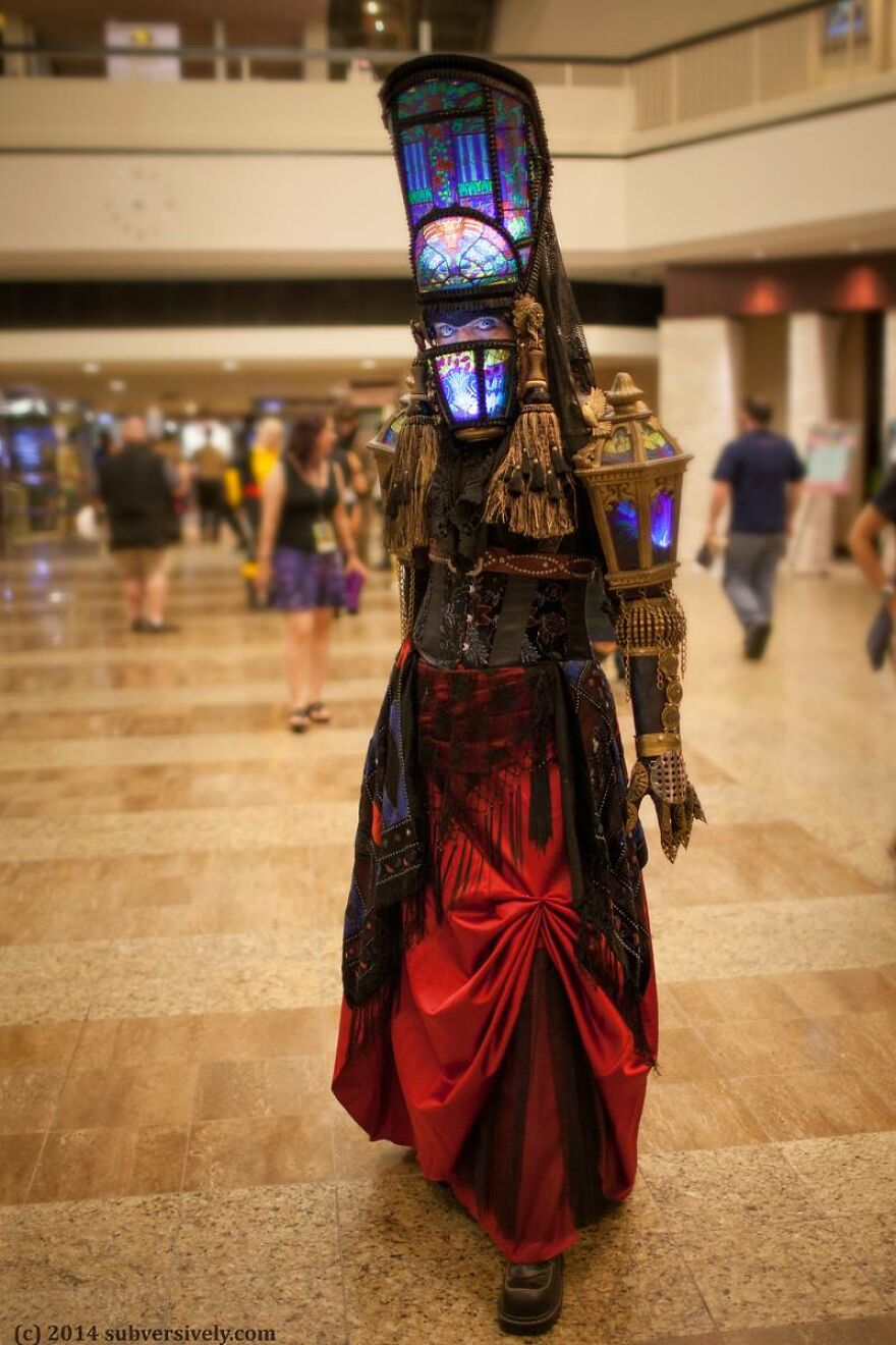 The Junky Backstory Of A Viral Stained Glass Costume Image The Junky Backstory Of A Viral Stained Glass Costume Image