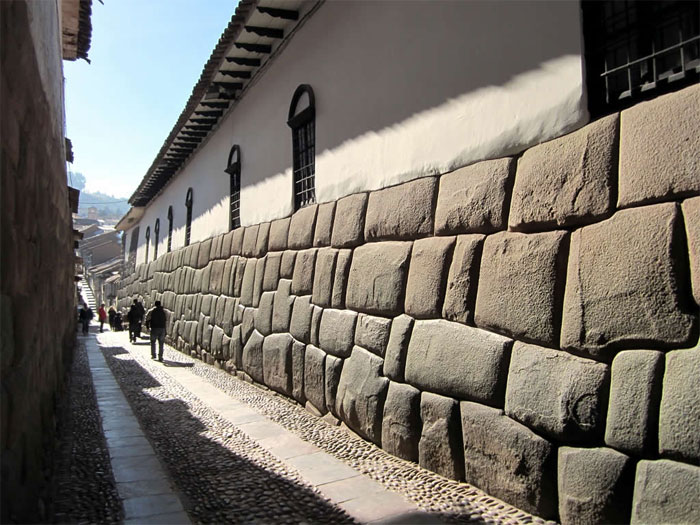 The Twelve Angle Stone Wall Stands The Same As Hundreds Of Years Ago