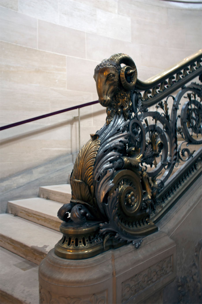 A 19th-Century Staircase In A French Castle