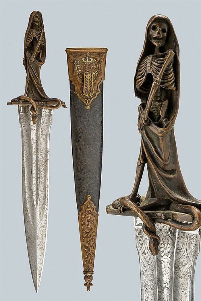 A 19th-Century Esoteric Ritual Dagger With Death Decorating The Grip Sold For Almost $5,700